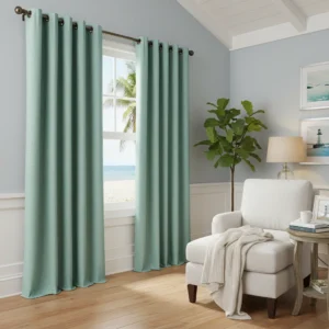 Striped Linen Blackout Panel