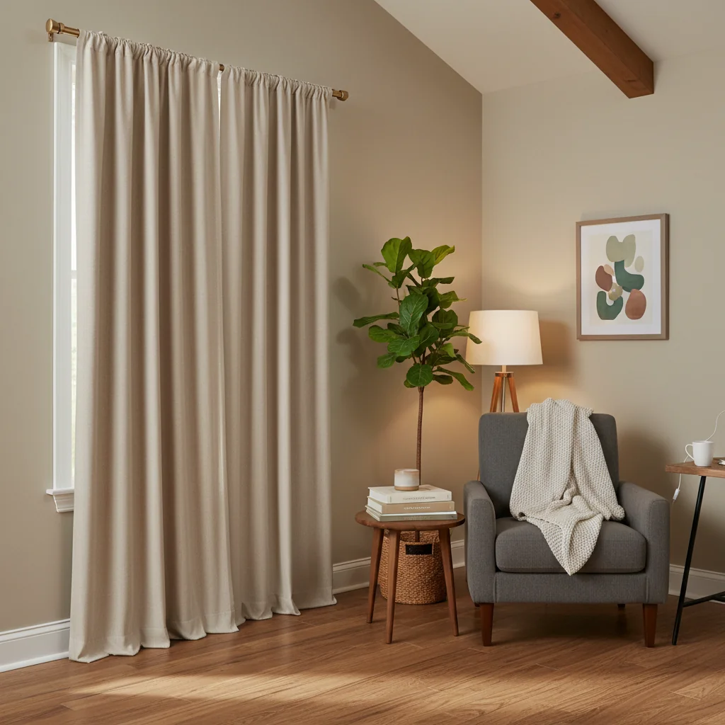 Textured Cotton Curtain
