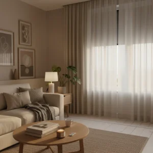 Textured Linen Drape