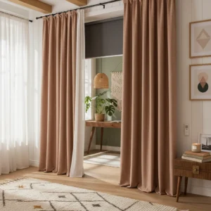Bohemian Geo Motorized Curtain