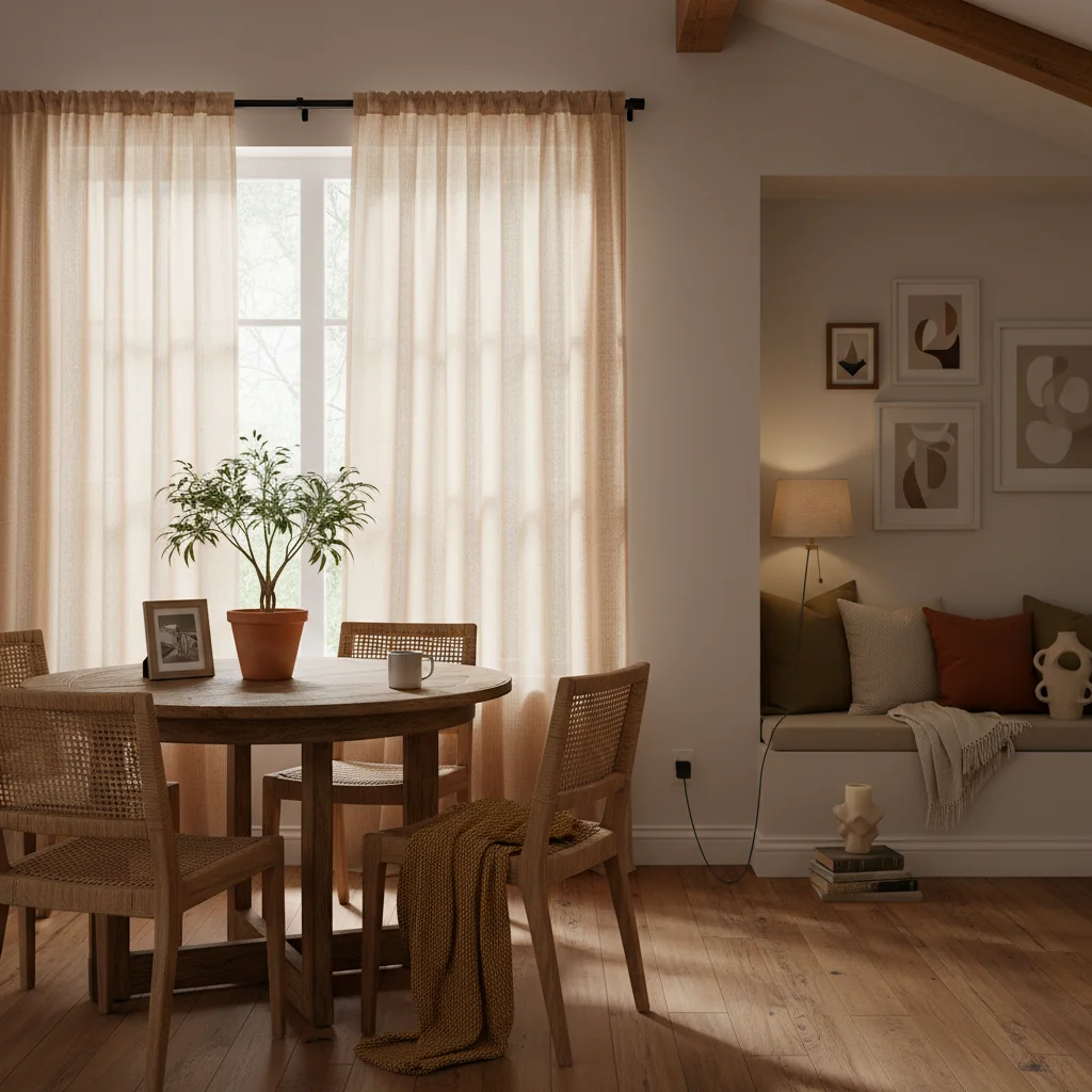 Bohemian Gauze Curtain