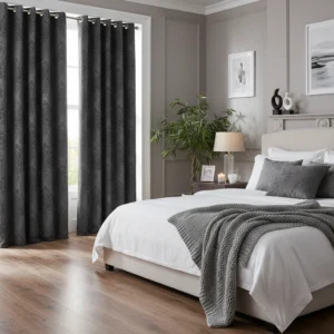 Embossed Damask Curtain