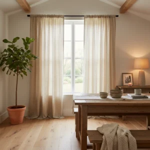 Woven Linen Drape