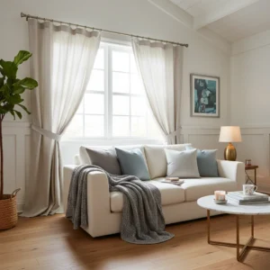 Contemporary Linen Panel