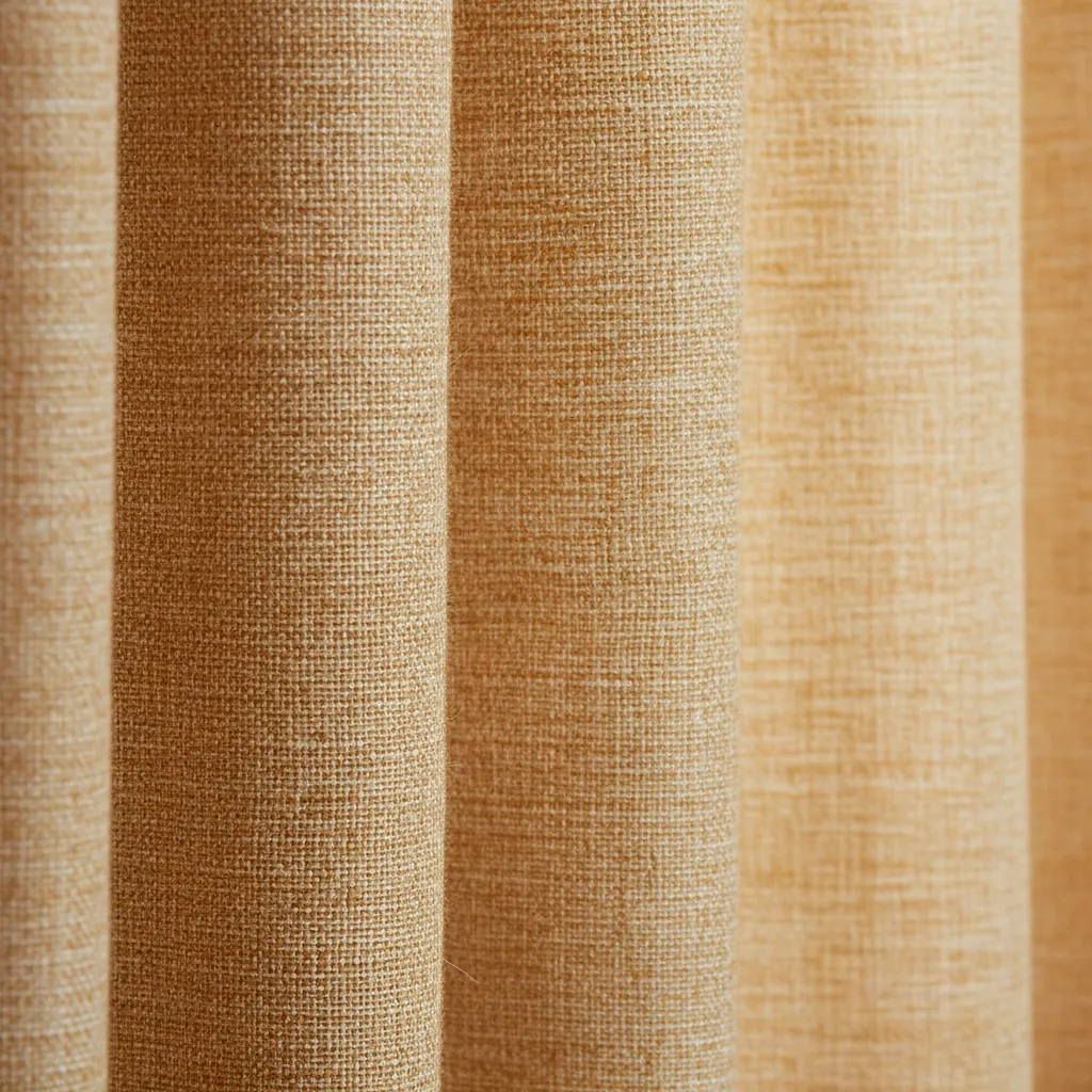 Heathered Color Block Curtain - Image 2